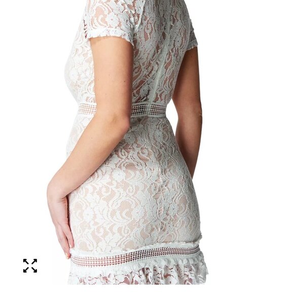 Flirty Bebe curve hugging lace dress! - Picture 14 of 15